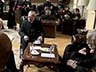 Arredi Chesterfield per fiction 'Call me Francesco', Mediaset - Febbraio 