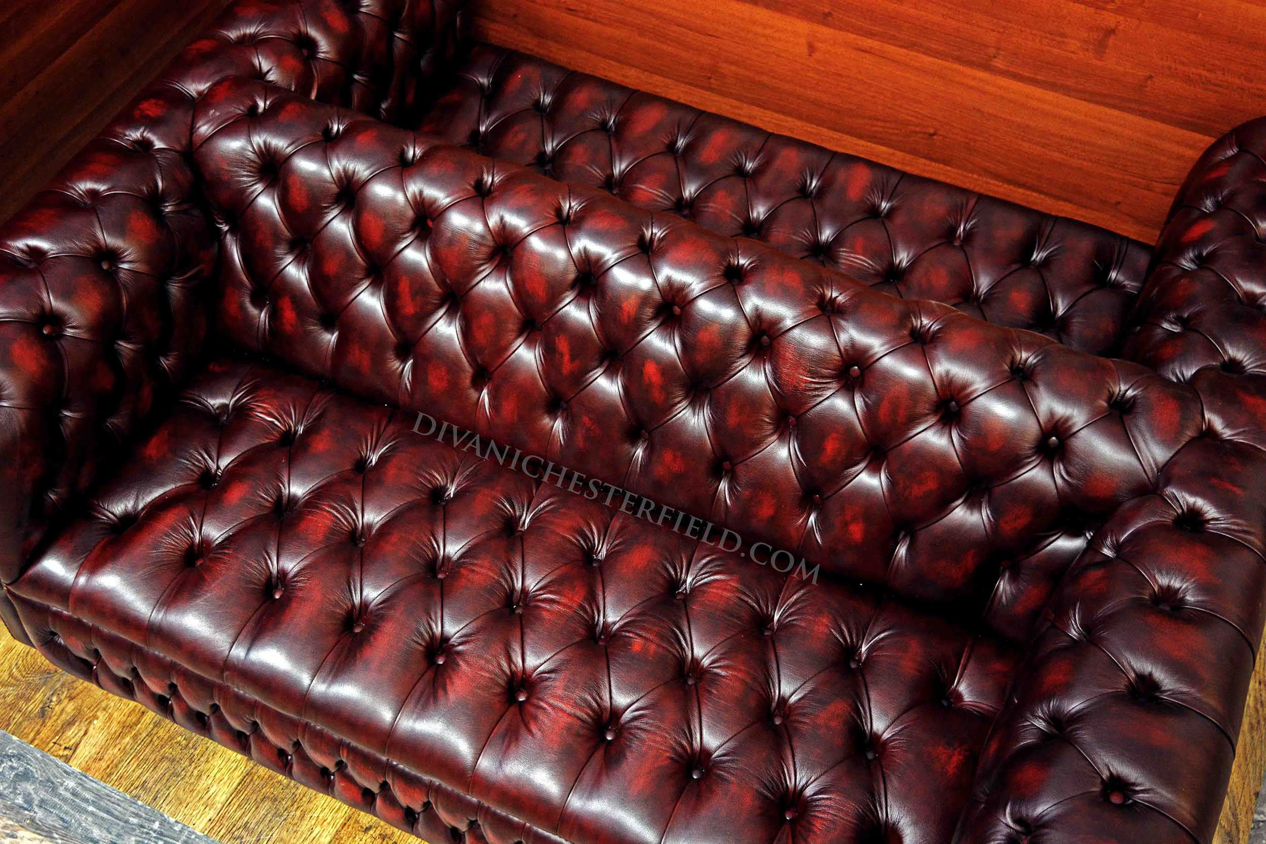 divano chesterfield nuovo pelle senape gold button seat