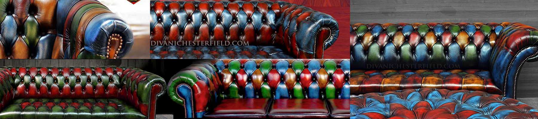 Divani Chesterfield Nuovi Originali Inglesi In Pelle