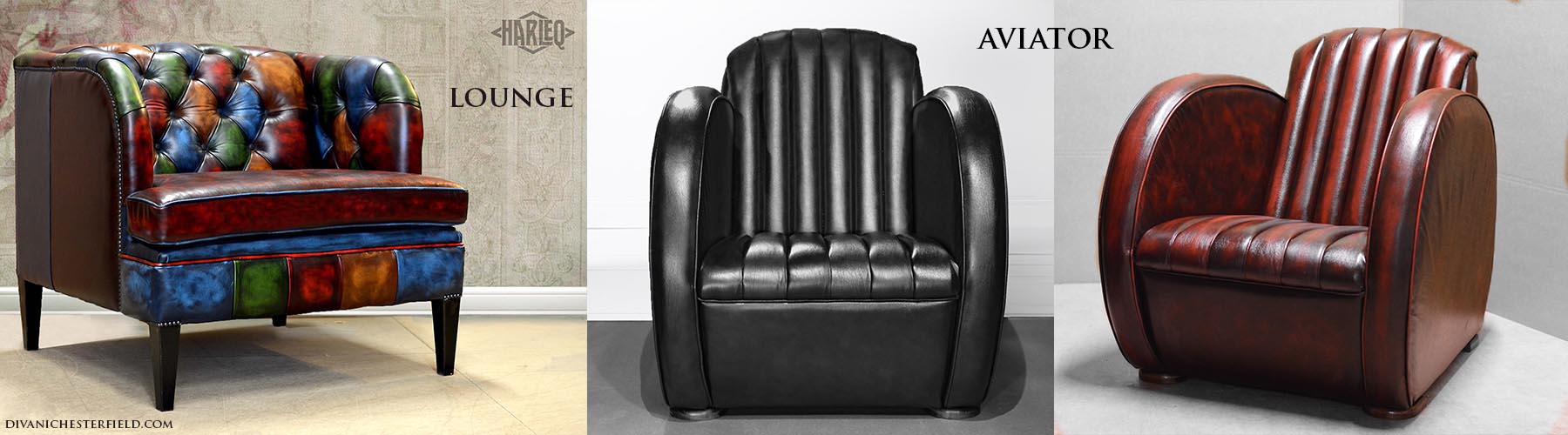 poltrone chesterfield pelle moderne colorate originali imbottiture