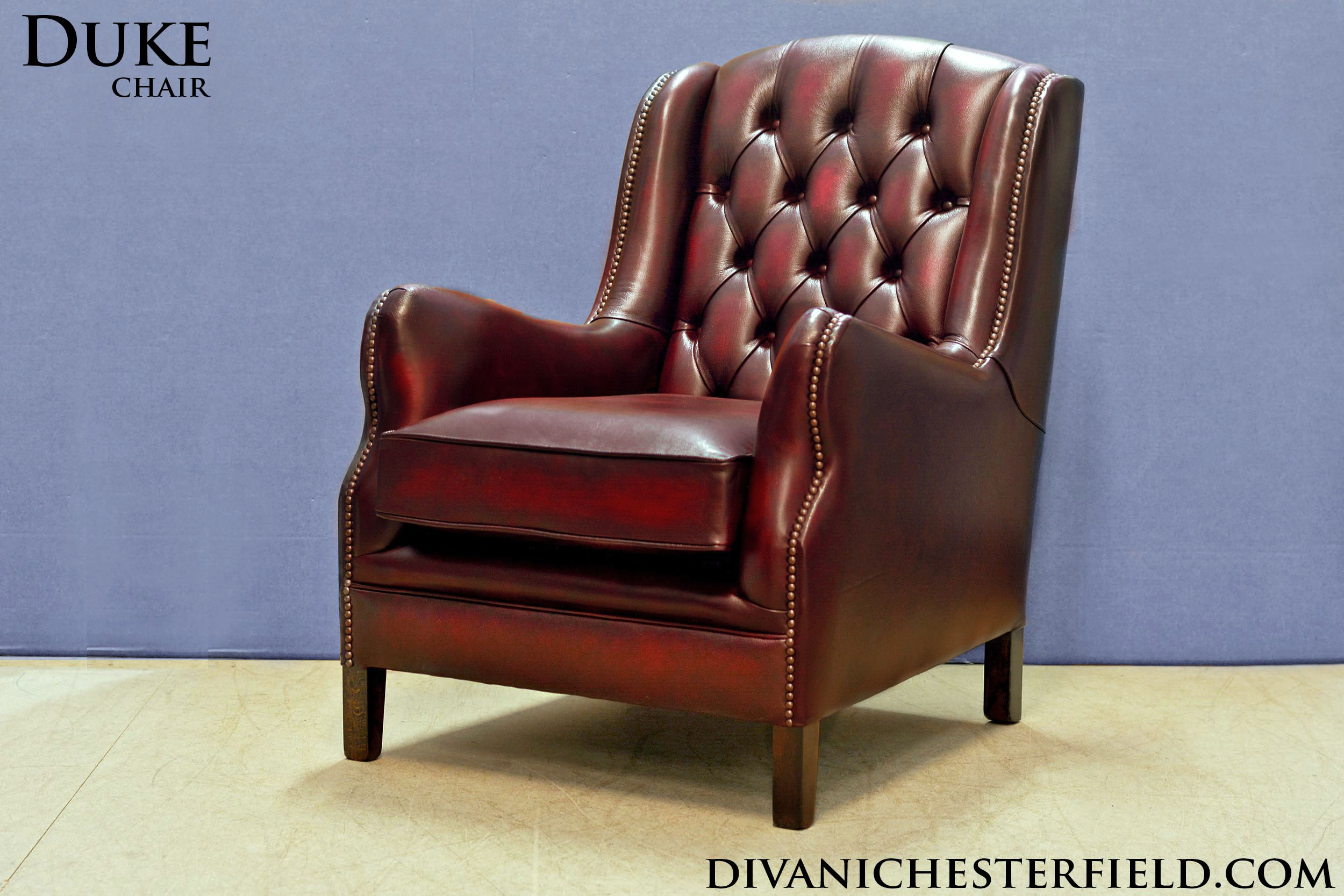 poltrona chester queen anne nuova pelle verde originale